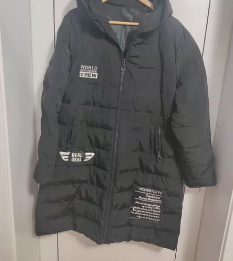 女款中长款棉服，80穿150斤 胸围124...