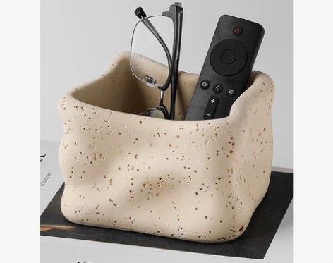 诧寂风桌面收纳盒遥控器杂物笔筒文具桌面茶几...