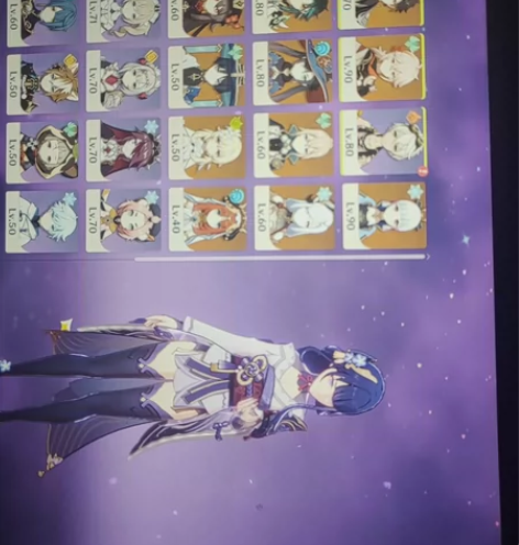 原神成品号，共28金，最高130万伤害 实...