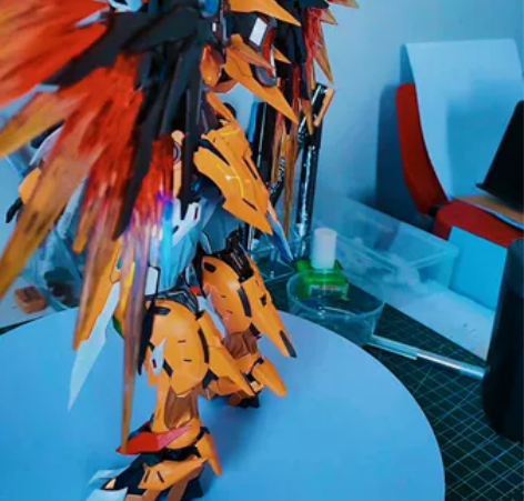 拼好的白起,荧光液渗线 感兴趣的话点“我想...