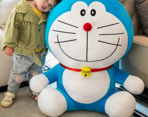 哆啦a梦公仔叮当猫大玩偶机器猫娃娃蓝胖子抱...