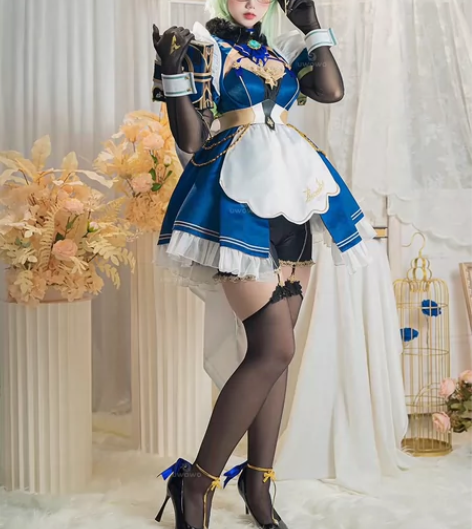 悠窝窝砂糖女仆s码，几乎全新可看衣服状态，...