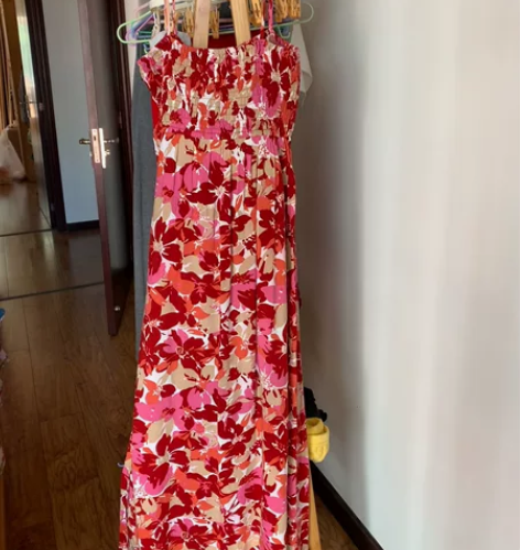 夏天海边 沙滩裙 vintage 古着 古...