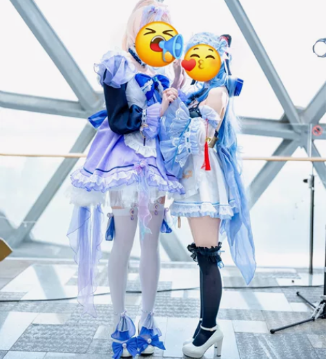 悠窝窝大全套心海女仆L码（大码 标价漫美假...