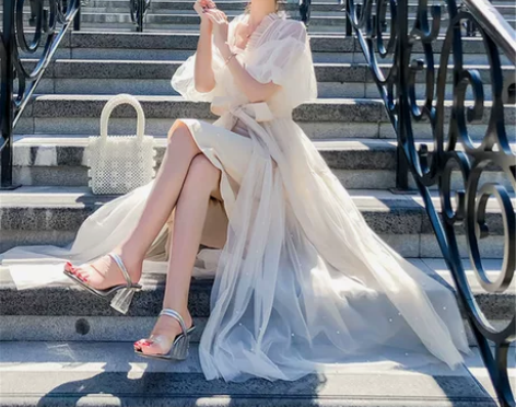 imiss裙子原宿风中长款冷淡风连衣裙极简...