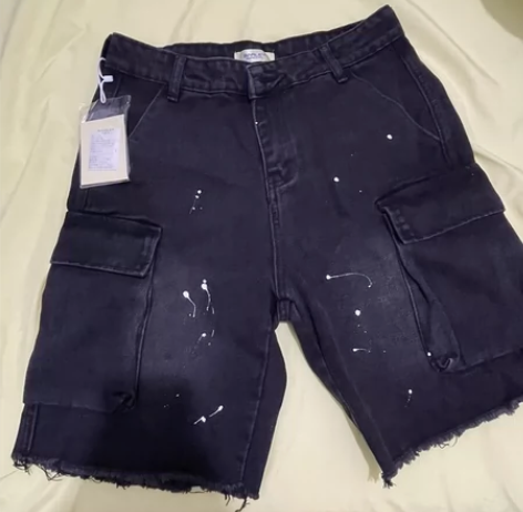 牛仔短裤 不讲价 全场50包邮 服装店倒闭...