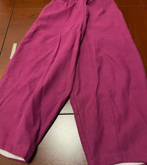 棉麻加绒萝卜裤 s码数的，加绒 无吊牌未下...