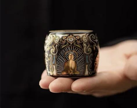 年底亏本出一个金银错茶具盖置，金银错工艺，...