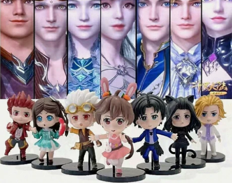 【低价清仓】斗罗大陆摆件公仔手办全套生日模...