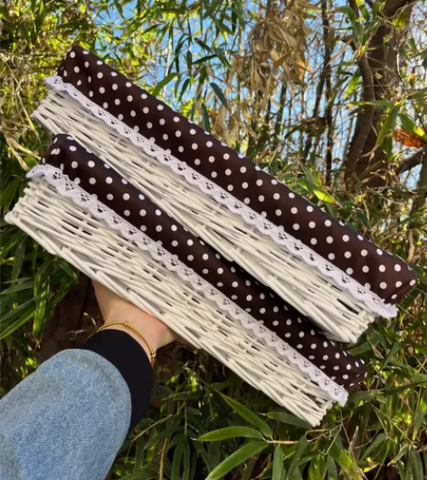 包邮，第二件11，真外贸木底长款沉甸甸藤编...