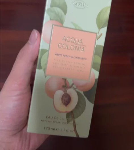 4711德国科隆白桃芫荽古龙水中性香水清新...