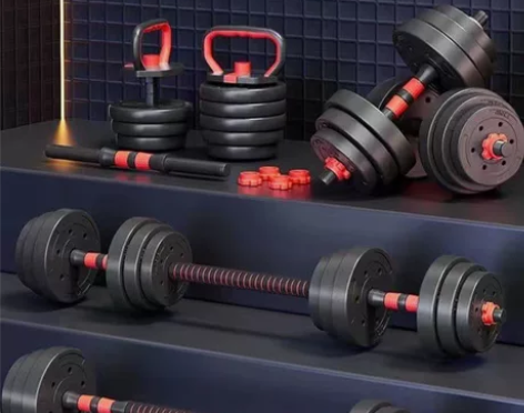 ?清仓包邮男士哑铃家用运动健身专用杠铃两用...