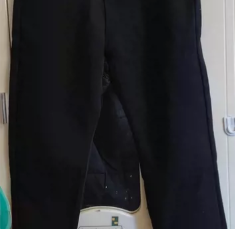 全新加绒牛仔裤，老爹版型没有弹力，腰围73...