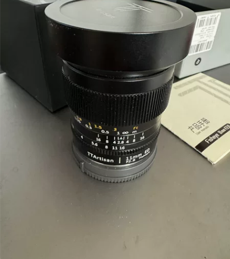 铭匠11mmF2.8鱼眼镜头,几乎全新,只...