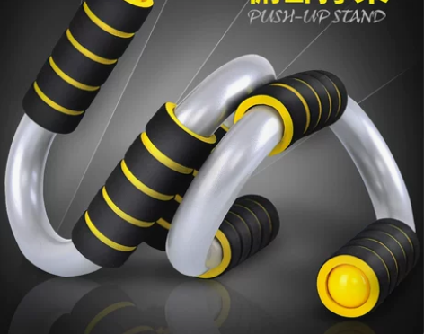 AB俯卧撑支架男锻炼臂肌胸肌钢健身器材家用...