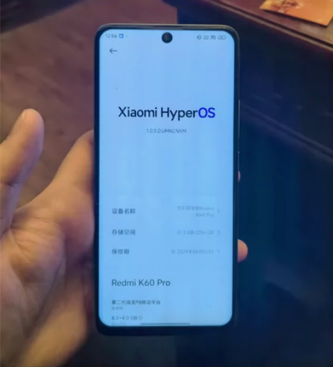 红米k60pro 8gen28+256自用...