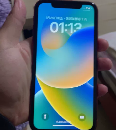 自己用的苹果xr 128g 后壳碎了只换过...