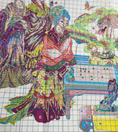 十字绣套装 琴棋书画 全新未开封 带全套针...