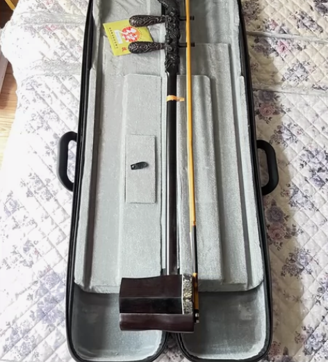 出一个黑檀木龙头二胡，基本全新，一时兴起买...