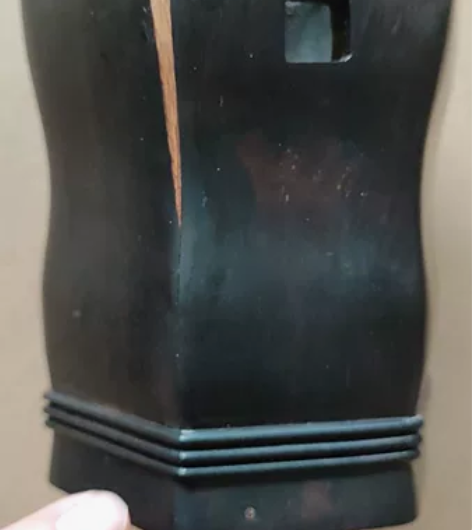 黑檀二胡桶，瑕疵外边有些干裂，议价勿扰，要...