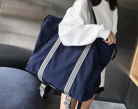 束口袋运动健身包2023新款双肩包抽绳男女...