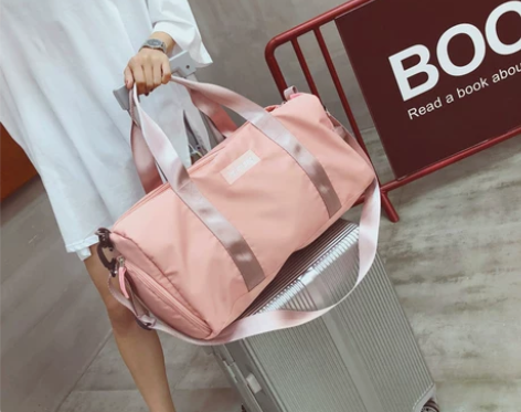 游泳包干湿分离女旅行袋便携泳衣收纳袋防水包...