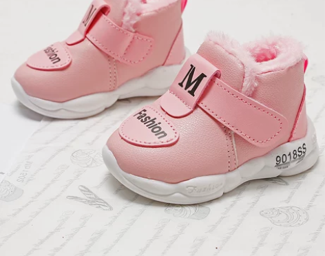 秋冬季婴儿男女宝宝大棉鞋0-3岁小儿童学步...