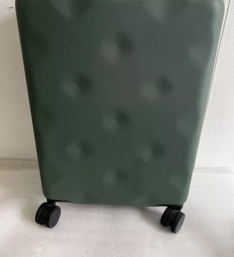 不莱玫行李箱20寸磨砂绿拉杆箱大容量旅行箱...