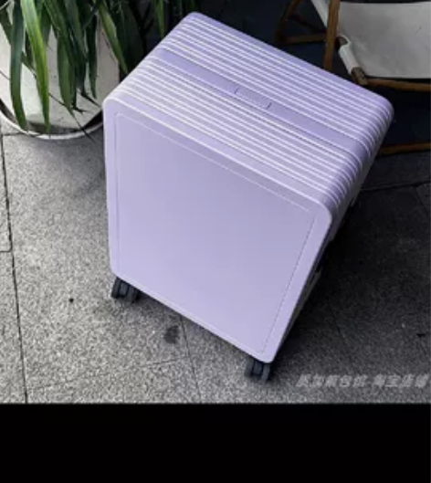 出口一体成型拉杆箱宽拉杆20寸搭扣旅行箱万...