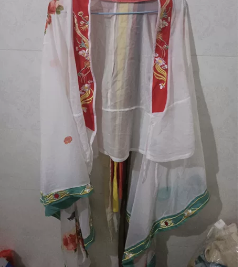 魏晋大袖衫交领刺绣印花款【可直拍】 瑕疵:...