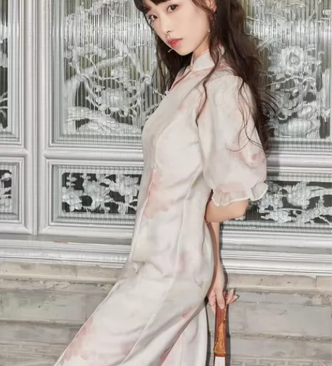 十三余香夺，正，xs码，改良中国风旗袍，日...