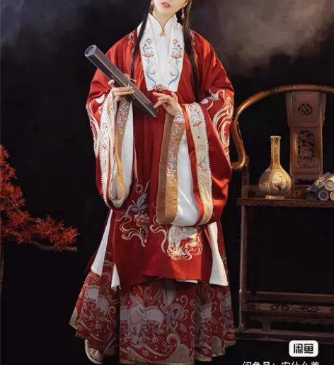 耀春原创汉服 女乘黄中国风明制马面裙情侣男...