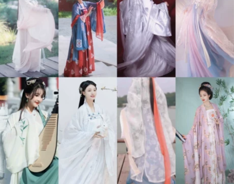 汉服大袖衫衣锦江南将进酒男女百搭荨茉诃子裙...