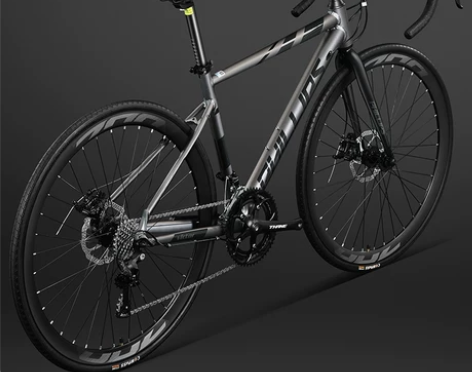 菲利普弯把公路自行车铝合金车架油碟刹手变速...