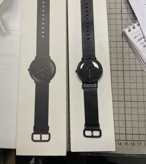 米家石英表，无电，需要换电池，手表表面仔细...