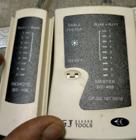 网络测试仪能测试网线和电话线买的新的一次没...