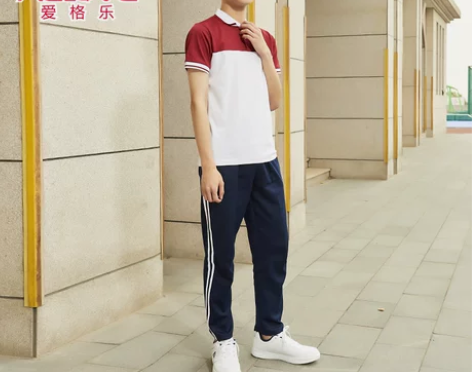 爱格乐安溪2021年新款校服中学方案三红白...