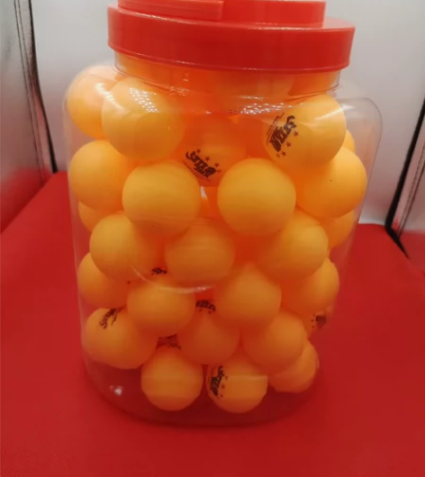 江欢喜三星乒乓球比赛一星训练专用兵兵球室内...