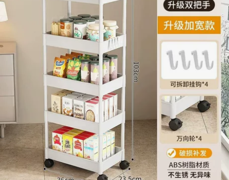 可移动书架 初高中学生放书本置物架  零食...