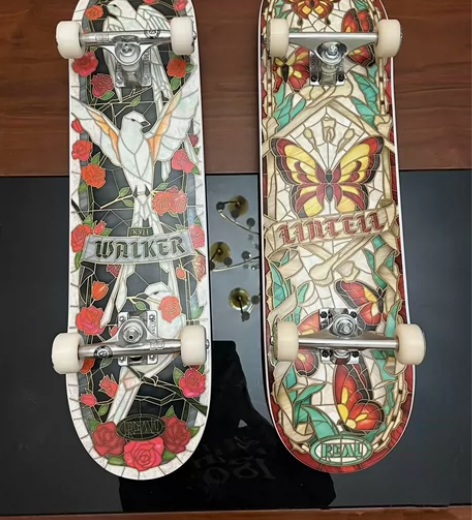 进口专业滑板 和平鸽新手初学者滑板捡漏 全...