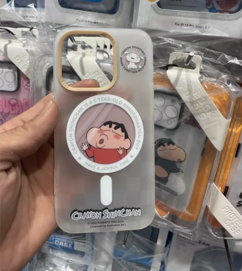 ROCK蜡笔小新苹果15保护套ProMax...