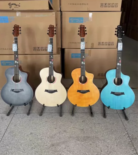 gavial单板吉他-晚秋 尺寸：36寸圆...