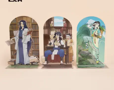 新品 罗小黑战记蓝溪镇组合立牌桌面摆件亚克...