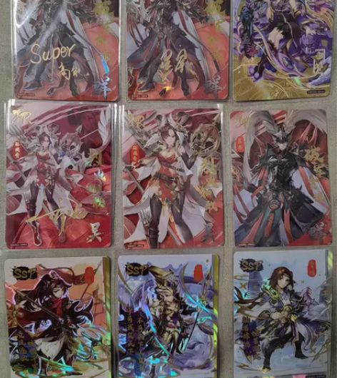 集卡社少年三国志周年庆，如图所示，图片上都...