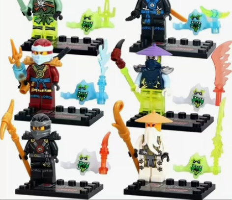 兼容乐高小颗粒人仔,达高D866幻影忍者系...