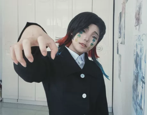 出  鬼灭之刃梦魇cos服 s码（衬衫外套...