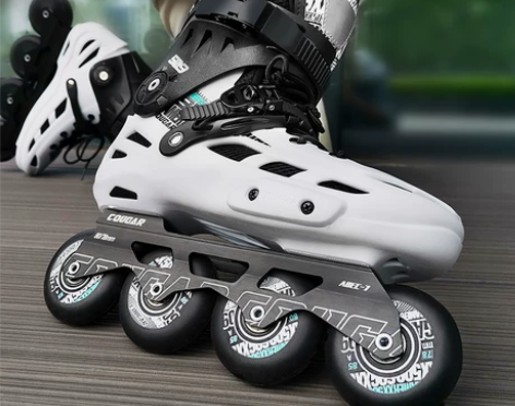 美洲狮成人溜冰鞋大学生社团直排轮专业花式平...