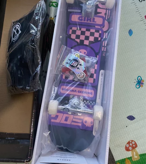 进口Girl三丽鸥联名款双翘滑板美乐蒂库洛...