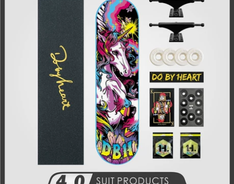 DBH滑板初学者青少年成人儿童男女生刷街四...