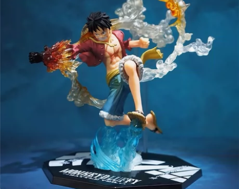 海贼王手办模型火拳路飞生日礼物摆件玩偶全新...